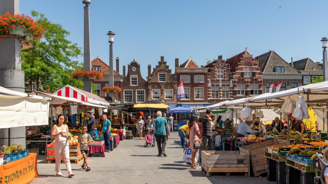 Streekmarkt met lokale producten